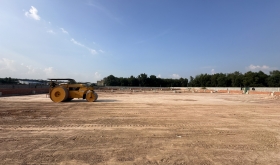 Tiến độ cụm nhà xưởng K5 KCN Việt Hương 2 ngày 12/11/2024