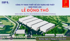 Khởi công nhà máy ELITE HOUSEHOLD INTERNATIONAL 140.000m2