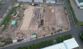 Cập nhật tiến độ công trình cụm nhà xưởng 5C Thiên Phúc KCN Bàu Bàng ngày 21/6/2024