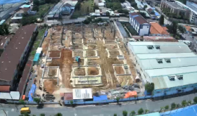 Tiến độ nhà xưởng D7D8 KCN Việt Hương 1 ngày 1/10/2024