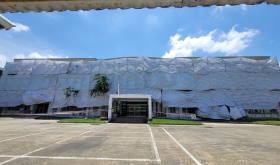 Cập nhật tiến độ sơn chống thấm mặt tiền văn phòng công ty Sài Gòn Daryar