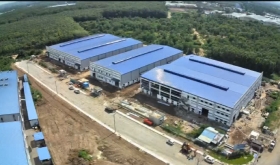 Tiến độ cụm nhà xưởng N1 KCN Việt Hương 1 ngày 30/9/2024