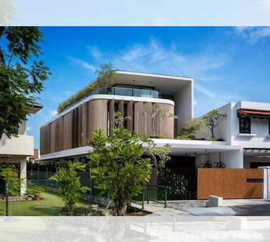 Nhà phố 2 lầu 1 trệt 2 mặt tiền nhà chị Thu