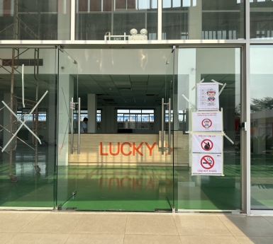 Cập nhật tiến độ thi công nội thất văn phòng công ty Lucky tại Bình Phước