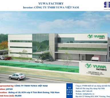 CÔNG TRÌNH NHÀ XƯỞNG YUWA