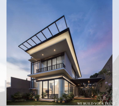 Nhà phố  hiện đại 2 lầu 1 trệt nhà anh Tân