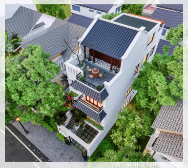 Khám phá sự thanh lịch của nhà phố 2 lầu 1 trệt phong cách Nhật Bản - Hòa quyện giữa đẳng cấp và họa tiết ngói truyền thống