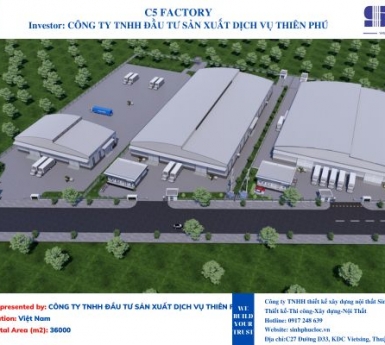 Cụm nhà xưởng cho thuê 5C công ty Thiên Phú