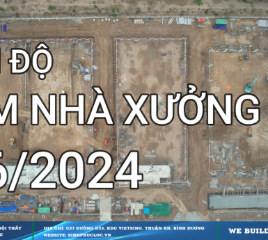 Cập nhật tiến độ cụm nhà xưởng N1 KCN Việt Hương 2, 5/6/2024