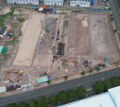 Cập nhật tiến độ công trình cụm nhà xưởng 5C Thiên Phúc KCN Bàu Bàng ngày 21/6/2024