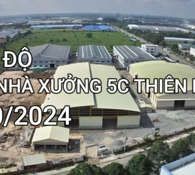 Tiến đọ cụm nhà xưởng 5C Thiên Phú KCN Bàu Bàng 1/10/2024