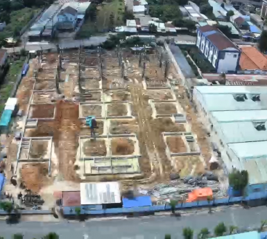 Tiến độ nhà xưởng D7D8 KCN Việt Hương 1 ngày 1/10/2024