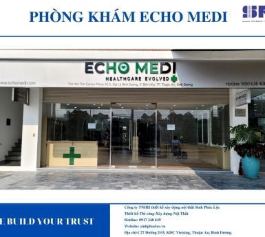 Thiết kế thi công phòng khám Echo Medi