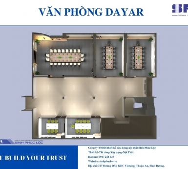 Nội thất văn phòng công ty Sài Gòn Dayar
