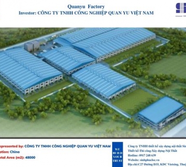 Công trình nhà xưởng Quanyu FACTORY