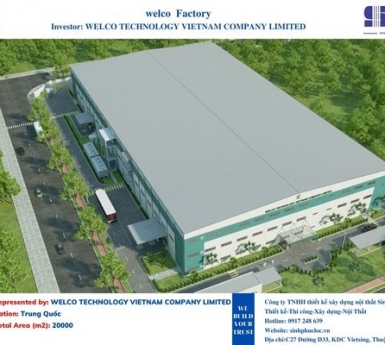 Công trình nhà xưởng  WELCO FACTORY