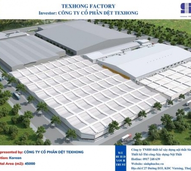 Công trình nhà xưởng TEXHONG FACTORY