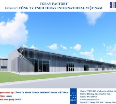 Công trình nhà xưởng  TORAY FACTORY