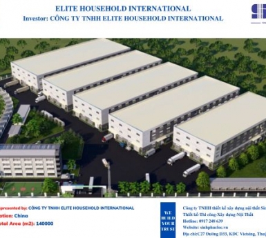 Công trình nhà máy ELITE HOUSEHOLD INTERNATIONAL
