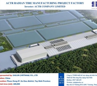 Công trình nhà xưởng  ACTR RADIAN TIRE MANUFACTURING PROJECT FACTORY