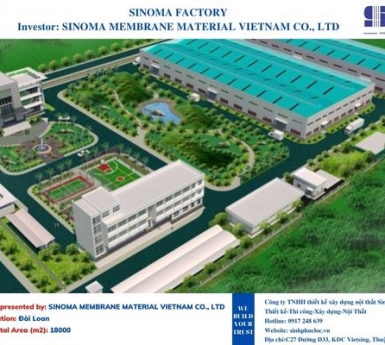 Công trình nhà xưởng SINOMA FACTORY