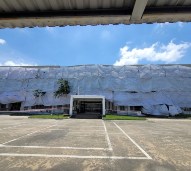 Cập nhật tiến độ sơn chống thấm mặt tiền văn phòng công ty Sài Gòn Daryar