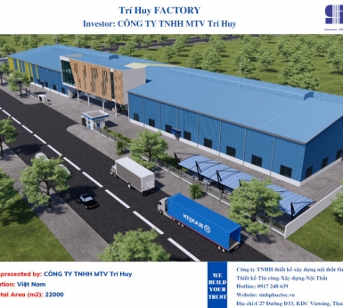 Công trình nhà xưởng: Trí Huy Factory